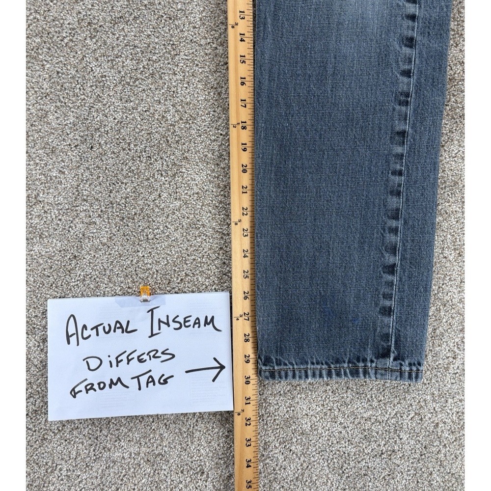 Levis 505 Jeans Mens 34x30* Blue Regular Straight Cotton Broken-in Wash Egypt - Picture 5 of 11